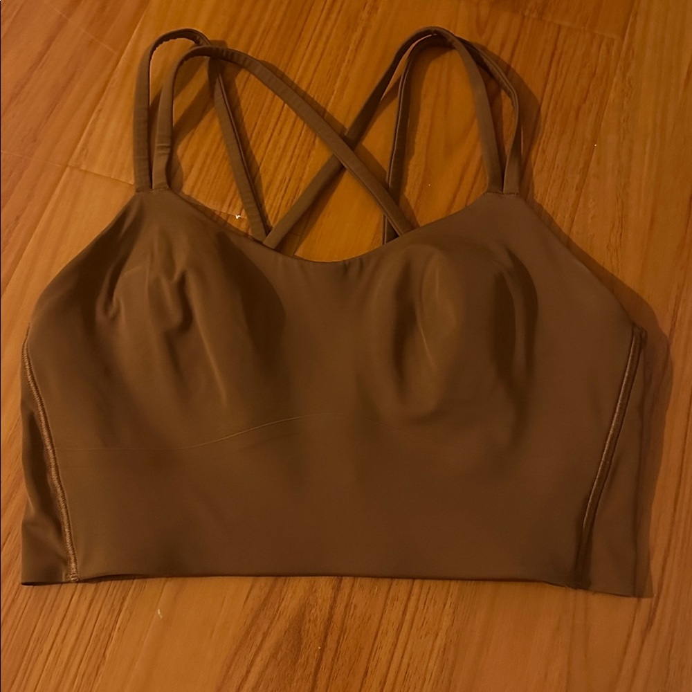 Lululemon Like a cloud Longline Bra-Brown